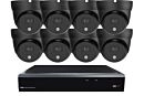 Draadloos Dome Mini Camerasysteem Zwart SMART 8