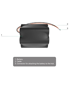 Batterij Ajax Hub BP 7,2V 95AH